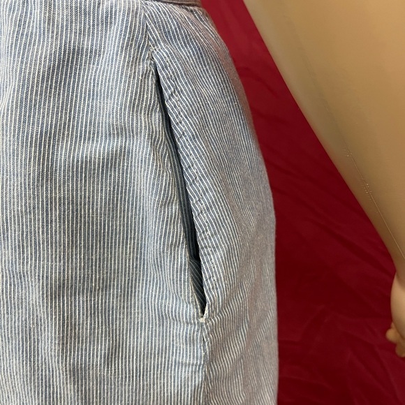 Vintage 70’s Talbott Engineer stripe button front Midi skirt Size 8 - Picture 5 of 8